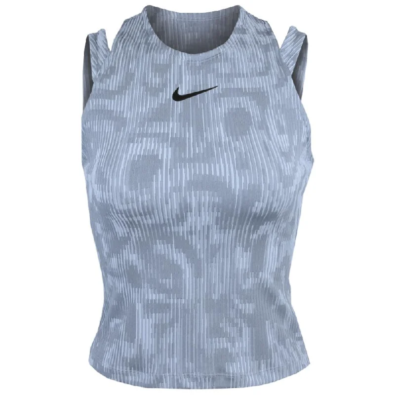 Nike Women's Slam Paris Tank - Ashen Slate graphic tank top