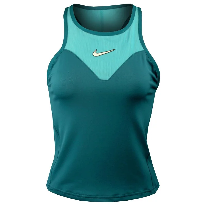 Nike Women's Slam NY Tank - Geode Teal open back tank