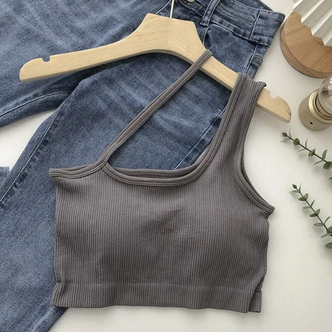 grey Tank top