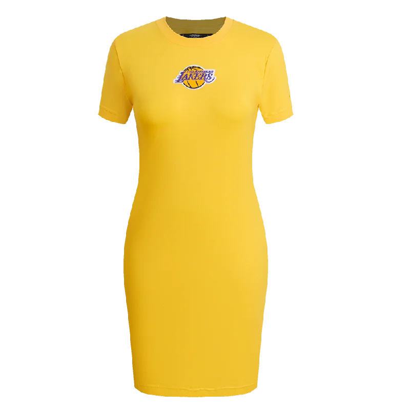 NBA LOS ANGELES LAKERS CLASSIC WOMEN'S BODY CON DRESS (YELLOW) Tunics Chinos classic NBA LOS ANGELES LAKERS CLASSIC WOMEN'S BODY CON DRESS (YELLOW) Tunics Chinos classic