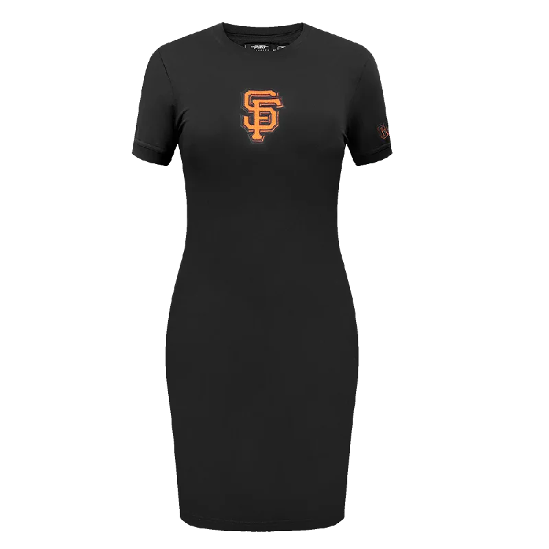 MLB SAN FRANCISCO GIANTS CLASSIC WOMEN'S BODY CON DRESS (BLACK) Tunics Running lightweight MLB SAN FRANCISCO GIANTS CLASSIC WOMEN'S BODY CON DRESS (BLACK) Tunics Running lightweight