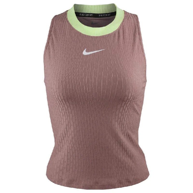 Nike Women's Slam Melbourne Tank - Smokey Mauve boho tank top