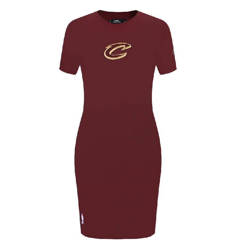 NBA CLEVELAND CAVALIERS CLASSIC WOMEN'S BODY CON DRESS (WINE) Tunics Exclusive limited NBA CLEVELAND CAVALIERS CLASSIC WOMEN'S BODY CON DRESS (WINE) Tunics Exclusive limited
