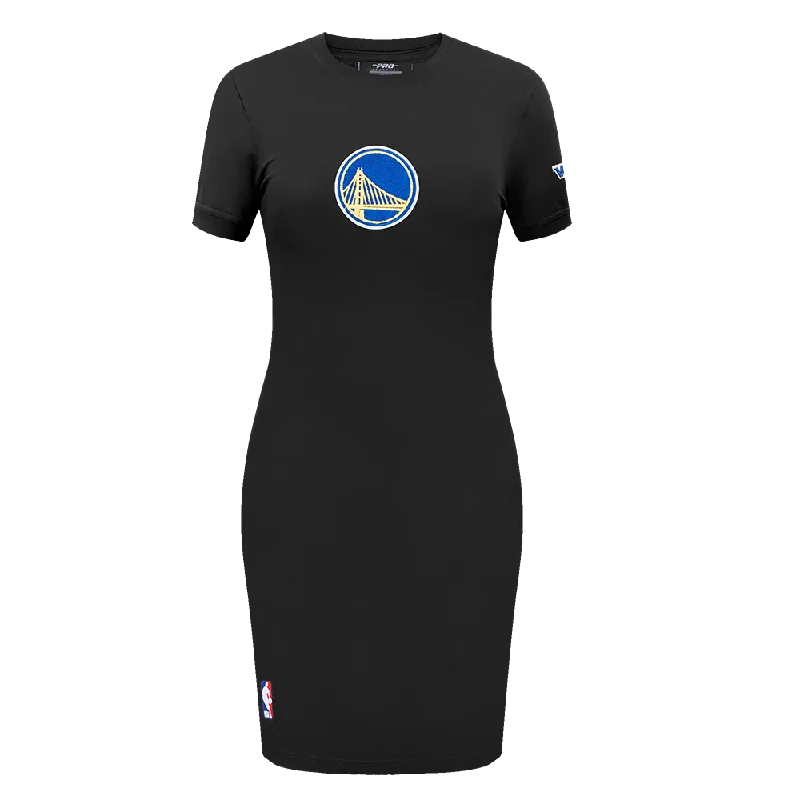 NBA GOLDEN STATE WARRIORS CLASSIC WOMEN'S BODY CON DRESS (BLACK) Tunics Designer luxury NBA GOLDEN STATE WARRIORS CLASSIC WOMEN'S BODY CON DRESS (BLACK) Tunics Designer luxury