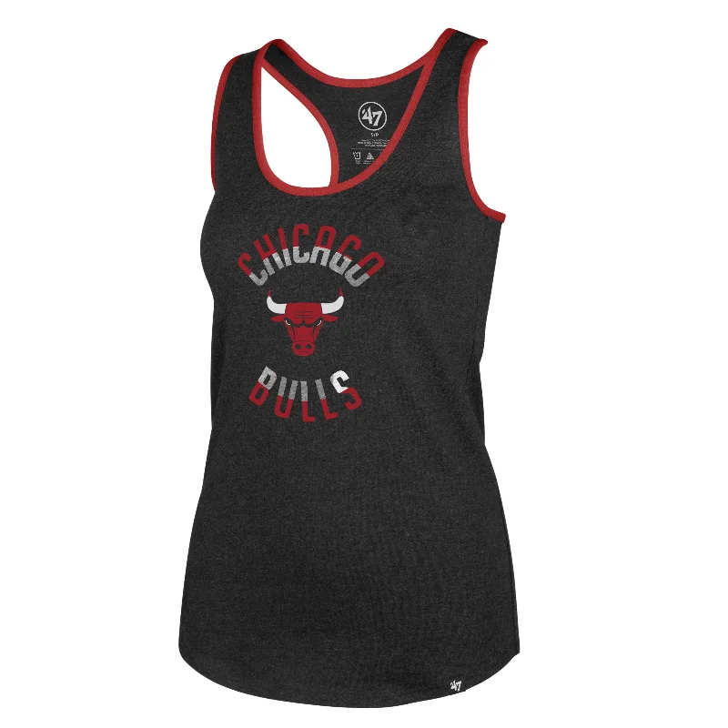Chicago Bulls Jet Black Clutch Club Tank Top athletic tank top
