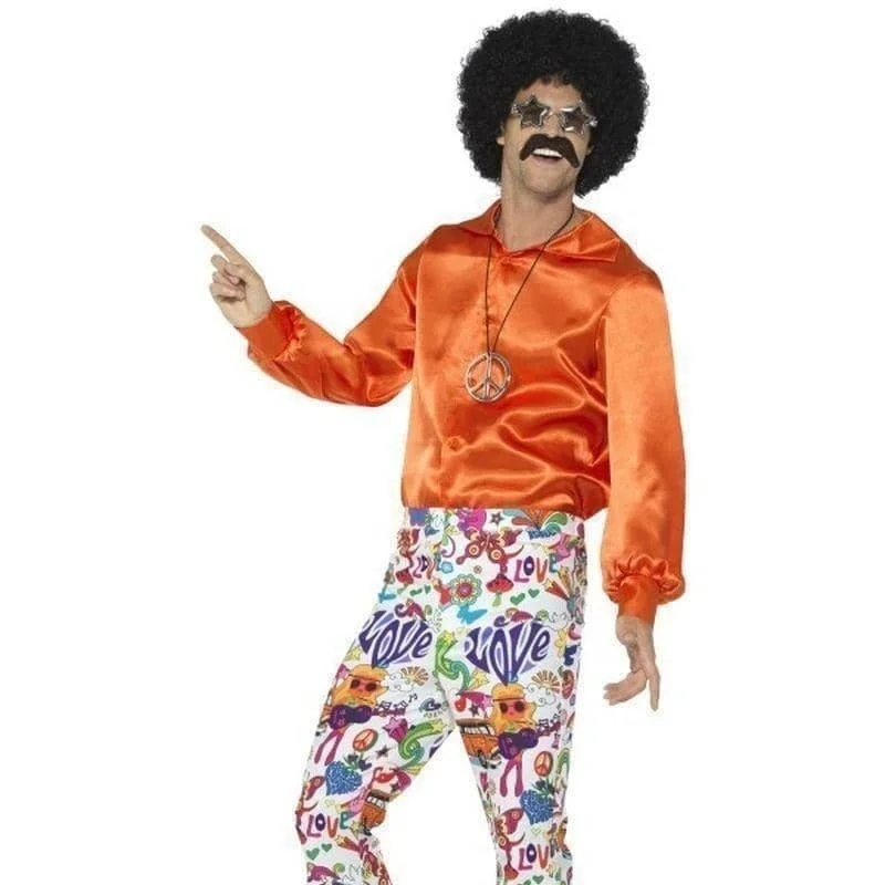 60s Groovy Flared Trousers Mens Adult Multicoloured Costume Trousers Favorite Customer 60s Groovy Flared Trousers Mens Adult Multicoloured Costume Trousers Favorite Customer