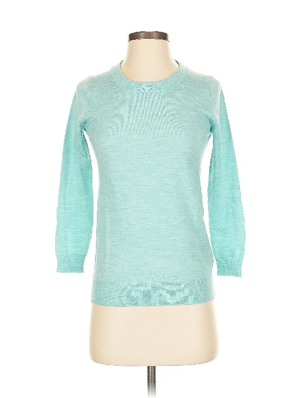 Wool Pullover Sweater Over Sleeve Pullover