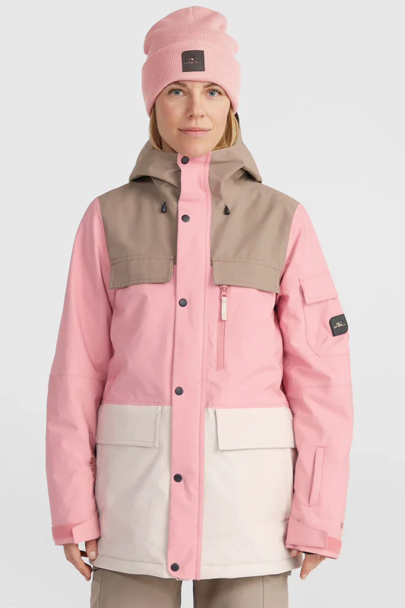 O'Neill Psycho Tech Utility Hybrid Snow Jacket - Women's Ribbed Jacket Pleated Jacket Ruffled Jacket O'Neill Psycho Tech Utility Hybrid Snow Jacket - Women's Ribbed Jacket Pleated Jacket Ruffled Jacket