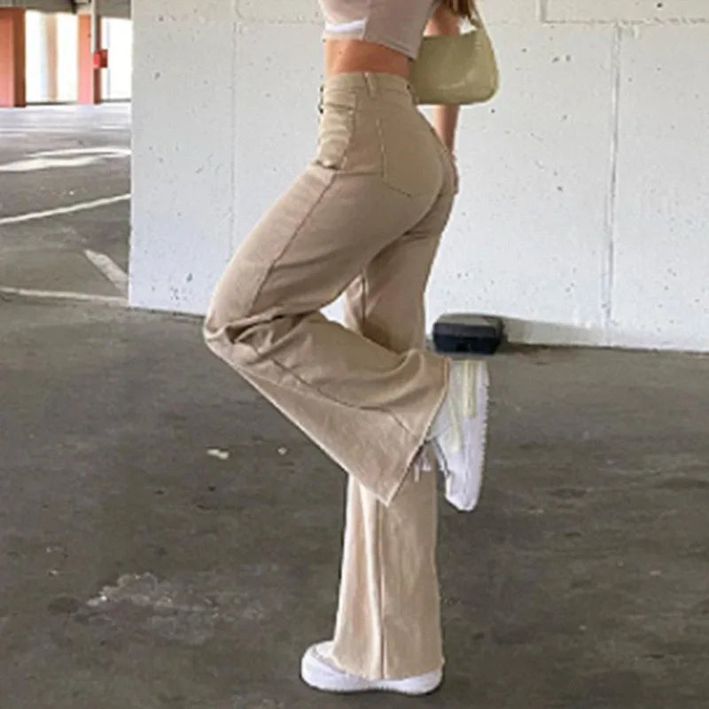 ADVBRIDGE Women's High Waist Stretch Jeans Wide Leg Femme Trousers Comfortable Denim Mother Pants Woman Jeans Loose Flare Jeans for Female Trousers Formal Black ADVBRIDGE Women's High Waist Stretch Jeans Wide Leg Femme Trousers Comfortable Denim Mother Pants Woman Jeans Loose Flare Jeans for Female Trousers Formal Black