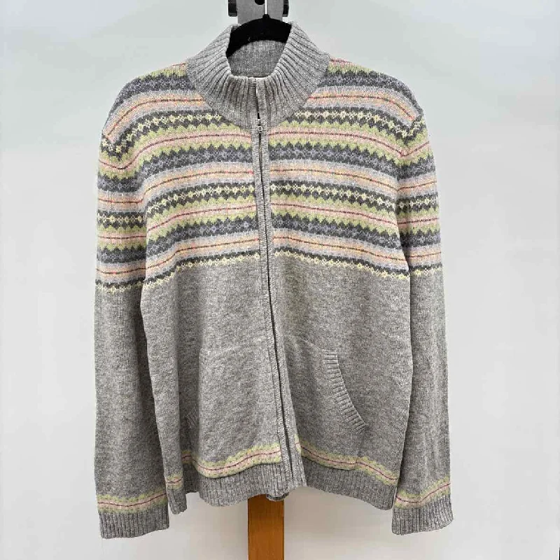 Jones New York Women's Size XL Gray Misc. Sweater Spandex Blend Rayon Blend Denim Blend Jones New York Women's Size XL Gray Misc. Sweater Spandex Blend Rayon Blend Denim Blend