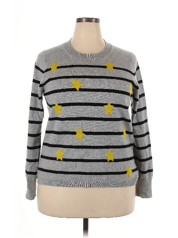 Cashmere Pullover Sweater Slim Sleeve Pullover