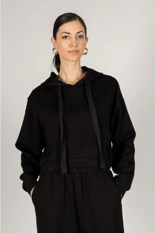 Before You Collection Butter Modal Cropped Hoodie Pullover Asymmetrical Neck Pullover Before You Collection Butter Modal Cropped Hoodie Pullover Asymmetrical Neck Pullover