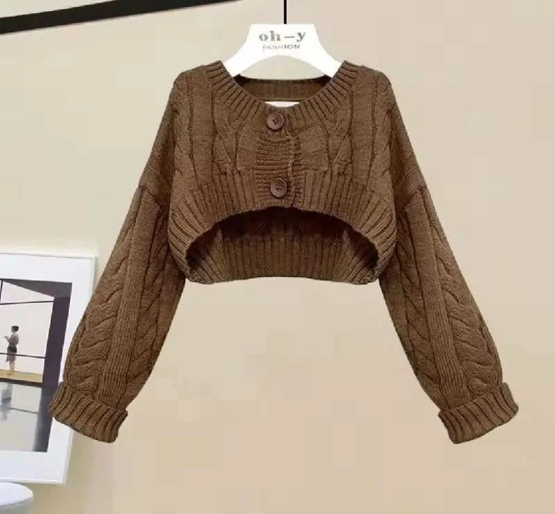Knitted Dress Women Short Cape Korean Sweater 59246 XL Open Front Closed Front Wrap Front Knitted Dress Women Short Cape Korean Sweater 59246 XL Open Front Closed Front Wrap Front