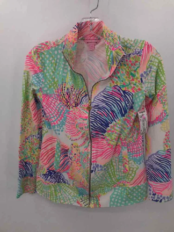 Pre-Owned Lilly Pulitzer White Size XXS Sweater Front Pockets Side Pockets Patch Pockets Pre-Owned Lilly Pulitzer White Size XXS Sweater Front Pockets Side Pockets Patch Pockets
