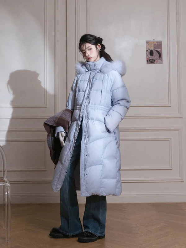 Hood collar long down jacket【s0000005815】 Insulated Jacket Fitted Jacket Loose Jacket Hood collar long down jacket【s0000005815】 Insulated Jacket Fitted Jacket Loose Jacket