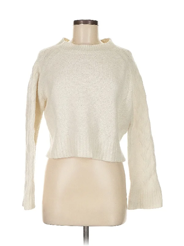 Cashmere Pullover Sweater Tapered Sleeve Pullover