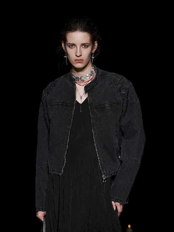Padded Shoulder Unisex Washed Jacket【s0000005486】 Wool Jacket Cashmere Jacket Tweed Jacket Padded Shoulder Unisex Washed Jacket【s0000005486】 Wool Jacket Cashmere Jacket Tweed Jacket