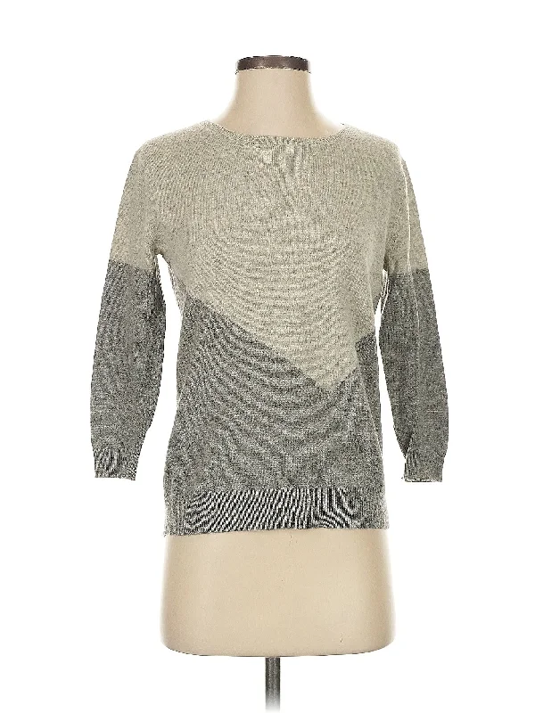 Cashmere Pullover Sweater Cap Sleeve Casual
