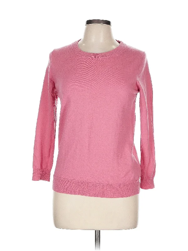 Wool Pullover Sweater Slit Sleeve Stylish