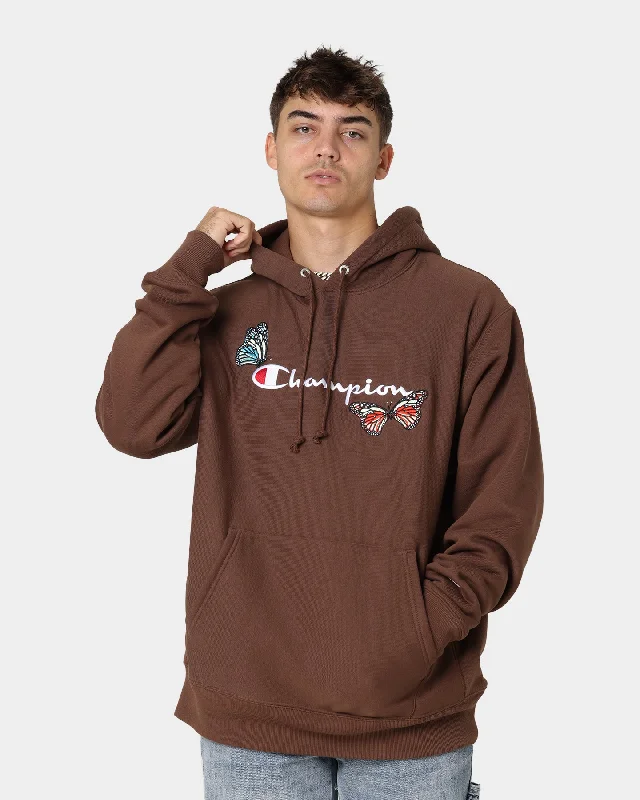 Champion Heritage Butterfly Embroidery Hoodie Coco Loco Hoodie with Patch Decorative Personalized