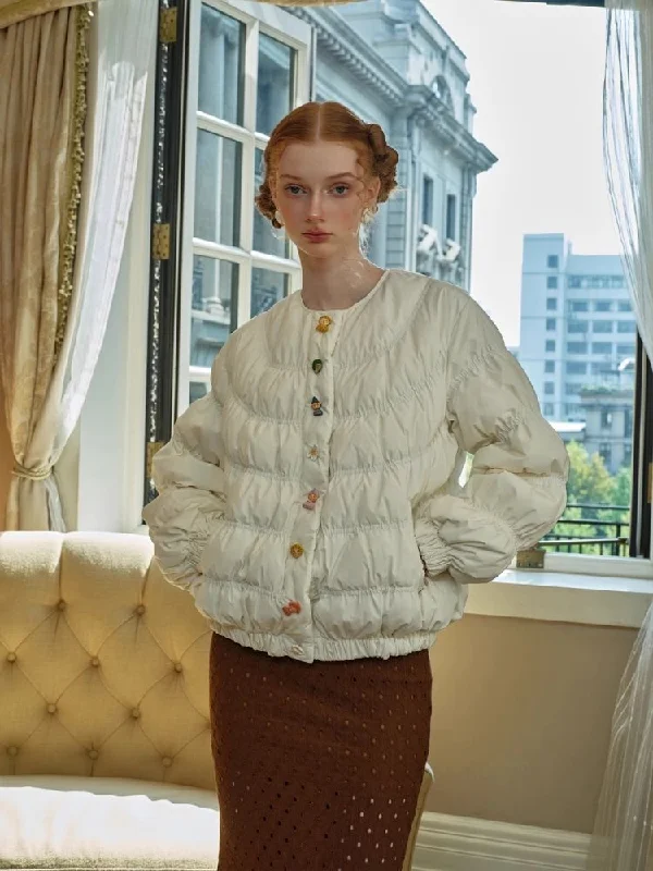 White Fun Little Man Warm Silhouette Down Jacket【s0000005422】 Tiered Jacket Buttoned Jacket Zippered Jacket White Fun Little Man Warm Silhouette Down Jacket【s0000005422】 Tiered Jacket Buttoned Jacket Zippered Jacket