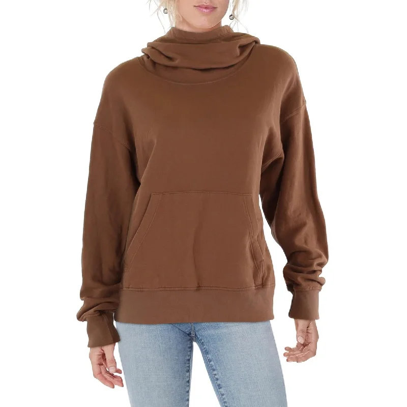 Womens Turtleneck Pullover Sweatshirt Fitted Ribbed Sweater