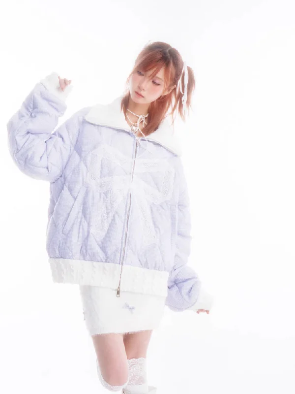 Plaid stitch loose down jacket【s0000005649】 Plaid Jacket Tartan Jacket Houndstooth Jacket Plaid stitch loose down jacket【s0000005649】 Plaid Jacket Tartan Jacket Houndstooth Jacket