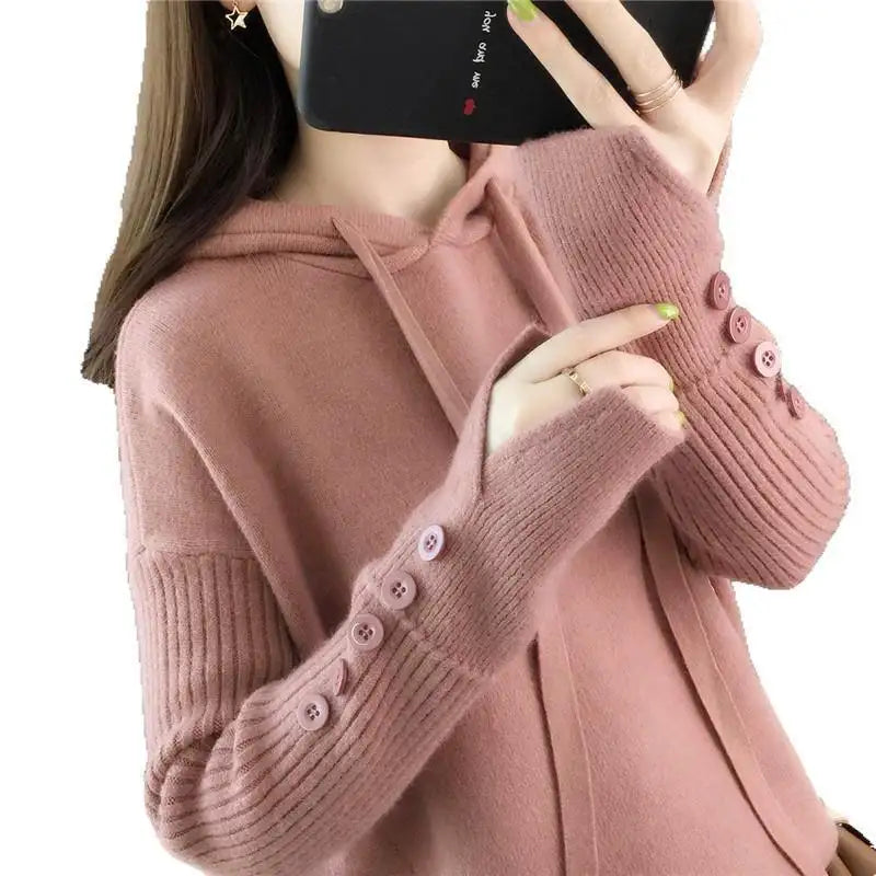 New Korean Loose Pullover Women Sweater S50018321 XL Graphic Sweater Embroidered Appliqued New Korean Loose Pullover Women Sweater S50018321 XL Graphic Sweater Embroidered Appliqued