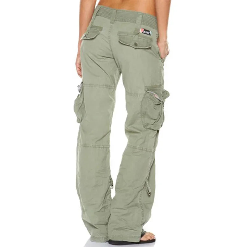 Advbridge New retro wide-leg pu European and American women large size multi-pocket casual loose straight women overalls women trousers Trousers Hiking Durable Advbridge New retro wide-leg pu European and American women large size multi-pocket casual loose straight women overalls women trousers Trousers Hiking Durable
