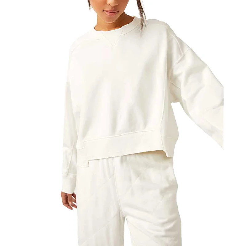 Women's Intercept Pullover - White Bell Sleeve Stylish