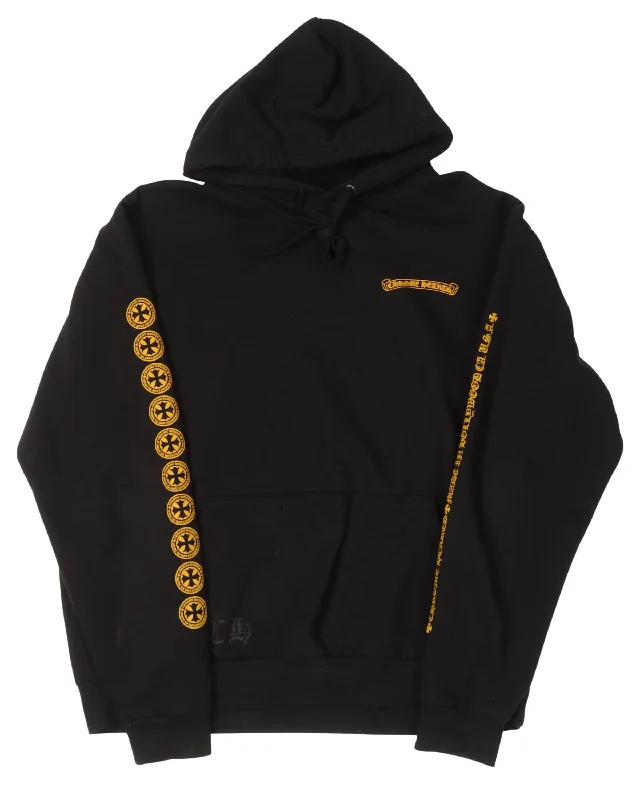 Yellow Plus Cross Hoodie Hoodie with Logo Branding Identity