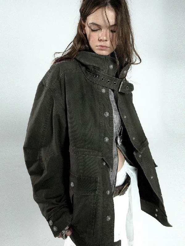 Long Short Silhouette Thick Jacket【s0000010529】 Mesh Jacket Canvas Jacket Denim Jacket Long Short Silhouette Thick Jacket【s0000010529】 Mesh Jacket Canvas Jacket Denim Jacket