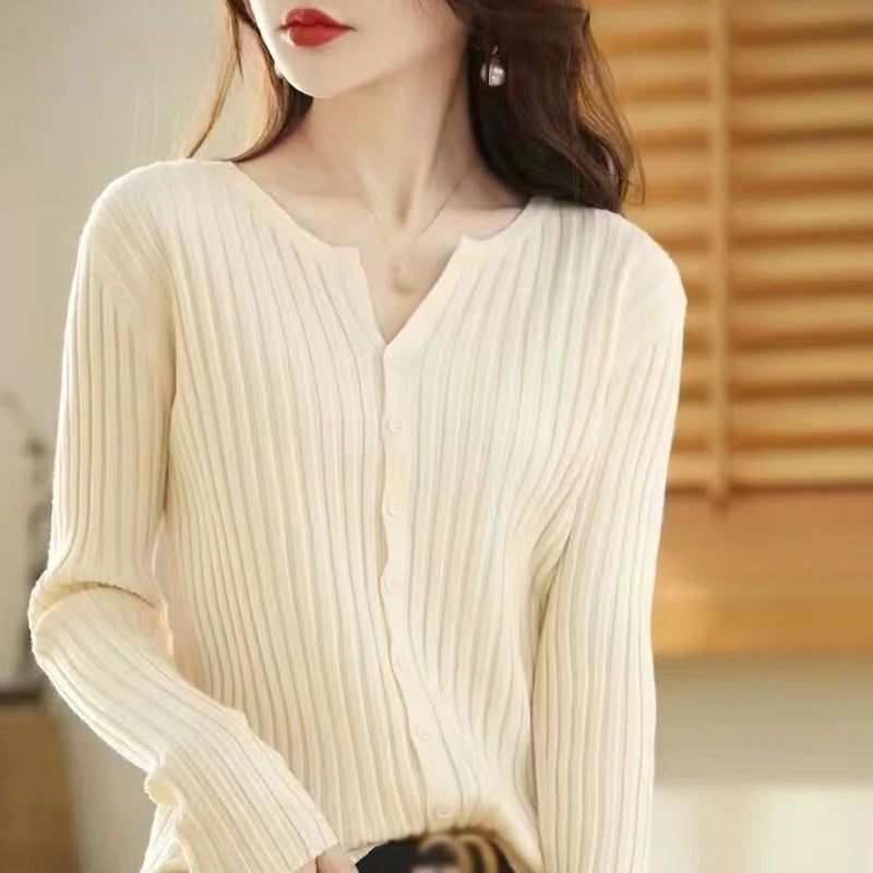 Women's Cardigan Solid Colour Sweater Autumn Winter Slim Casual Cardigan Sweater Long Sweater Short Sweater Cropped Sweater Women's Cardigan Solid Colour Sweater Autumn Winter Slim Casual Cardigan Sweater Long Sweater Short Sweater Cropped Sweater