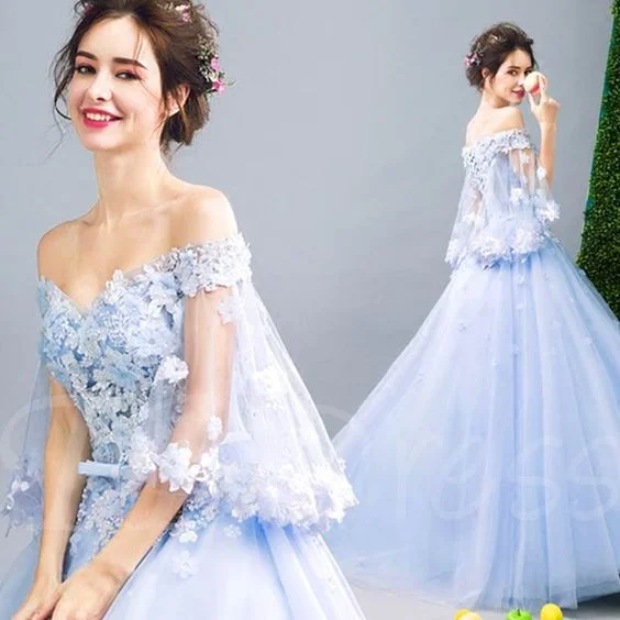 Girls Prom Dresses Off-the-Shoulder Beading Bowknot Off-the-Shoulder Flowers Sashes Quinceanera Dress cg17877 Girls Prom Dresses Off-the-Shoulder Beading Bowknot Off-the-Shoulder Flowers Sashes Quinceanera Dress cg17877