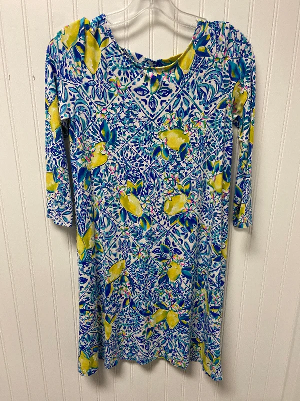 Dress Designer By Lilly Pulitzer In Blue & White, Size: Xs