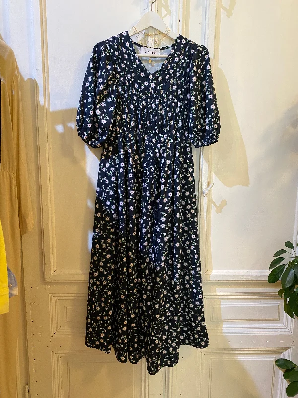 Daisy puff sleeves Dress