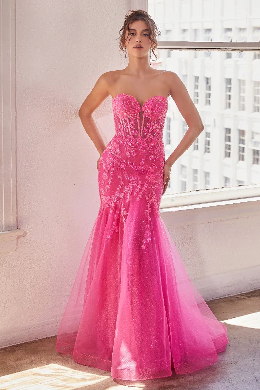 CINDERELLA DIVINE CB139 Strapless Sweetheart Mermaid Dress