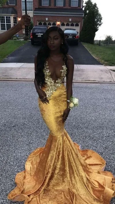 mermaid black girl african girl prom dresses sheer crew neck appliques evening foProm Dresses Most Beautiful Wedding Dresses,DS4659 mermaid black girl african girl prom dresses sheer crew neck appliques evening foProm Dresses Most Beautiful Wedding Dresses,DS4659