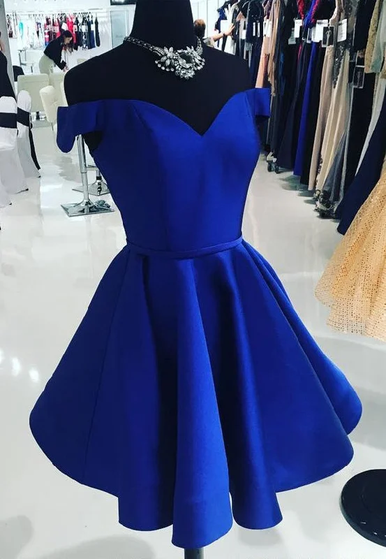 Short Royal Blue Prom Dress, Homecoming Dresses, Graduation School Party Gown, Winter Formal Dress Short Royal Blue Prom Dress, Homecoming Dresses, Graduation School Party Gown, Winter Formal Dress