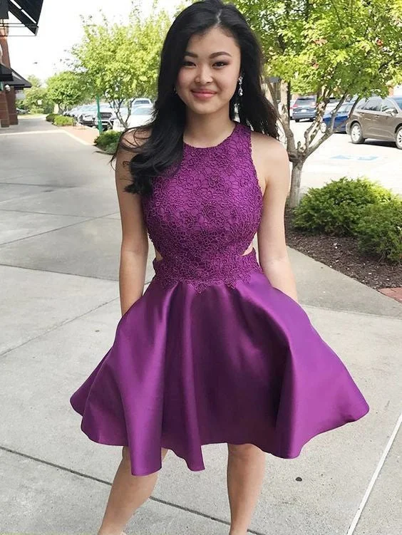 Purple Homecoming Dress 2019, Short Prom Dress ,Dresses For Graduation Party, Evening Dress, Formal Dress, DTH010 Purple Homecoming Dress 2019, Short Prom Dress ,Dresses For Graduation Party, Evening Dress, Formal Dress, DTH010
