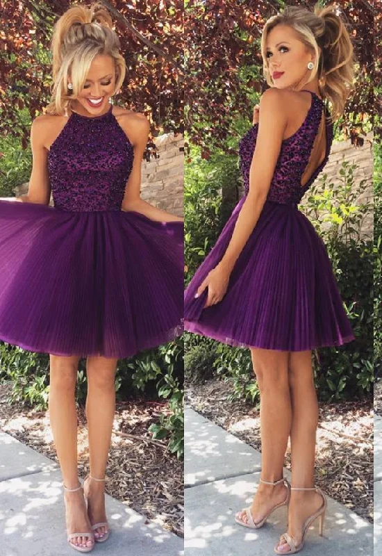 Purple Homecoming Dress 2023, Short Prom Dress ,Dresses For Graduation Party, Evening Dress, Formal Dress Purple Homecoming Dress 2023, Short Prom Dress ,Dresses For Graduation Party, Evening Dress, Formal Dress