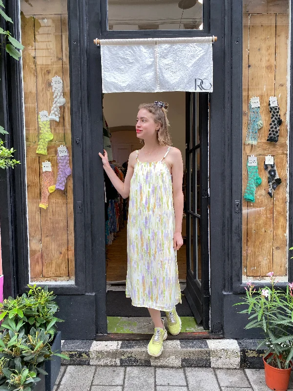 watercolor print cami Dress