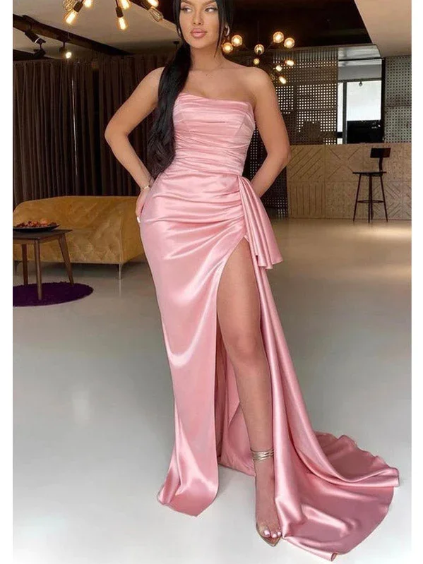 Pink Mermaid Sexy Unique Elegant Black Girls Slay Elegant Evening Modest Long Prom Dresses,DS4604 Pink Mermaid Sexy Unique Elegant Black Girls Slay Elegant Evening Modest Long Prom Dresses,DS4604