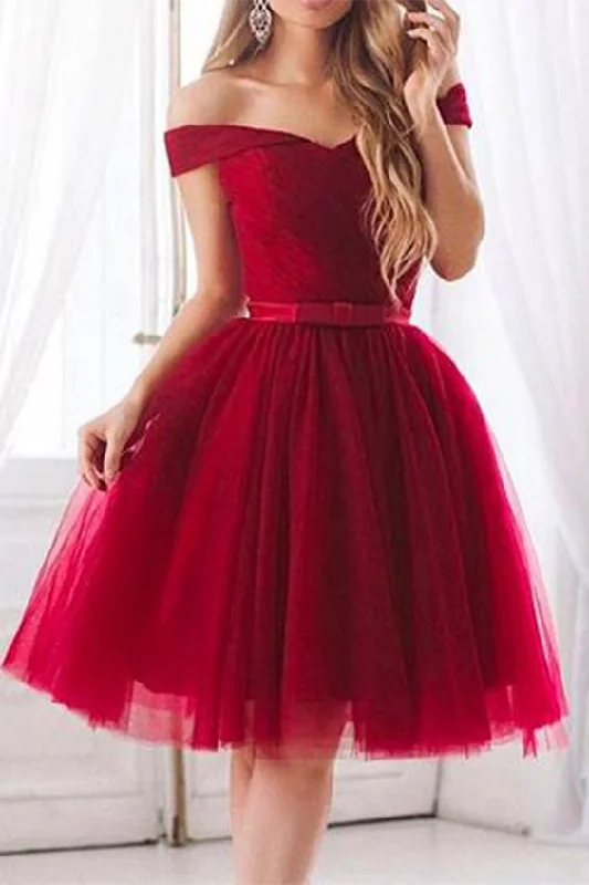 Off Shoulder Homecoming Dress 2019, Short Prom Dress ,Dresses For Graduation Party, Evening Dress, Formal Dress, DTH005 Off Shoulder Homecoming Dress 2019, Short Prom Dress ,Dresses For Graduation Party, Evening Dress, Formal Dress, DTH005