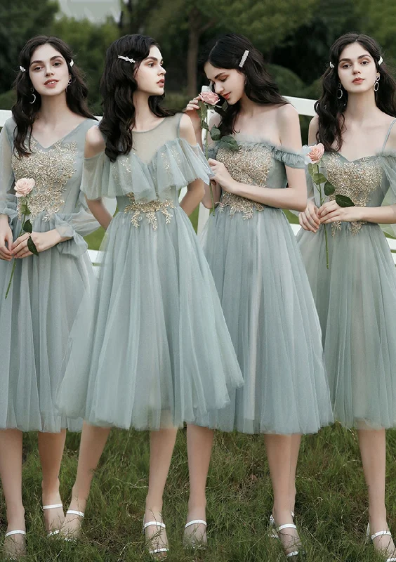 CUTE TULLE SHORT PROM DRESS PARTY DRESS    cg17704