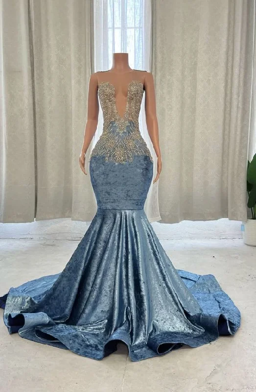 Black Girl Mermaid Prom Dresses Dress For Women 2023,BL18615