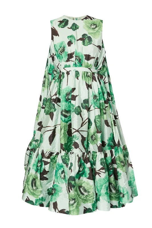 Erdem Midi Dress with Cape