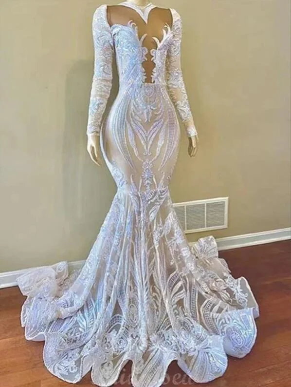 Mermaid Lace Gorgeous Popular Black Girls Long Sleeves Women Long Evening Prom Dresses,BD1481 Mermaid Lace Gorgeous Popular Black Girls Long Sleeves Women Long Evening Prom Dresses,BD1481