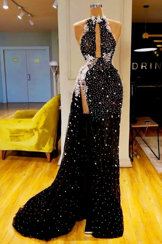 Gorgeous Sleeveless Floor-length Mermaid Prom Dresses,DS4750