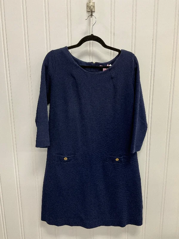 Dress Designer By Lilly Pulitzer In Navy, Size: L